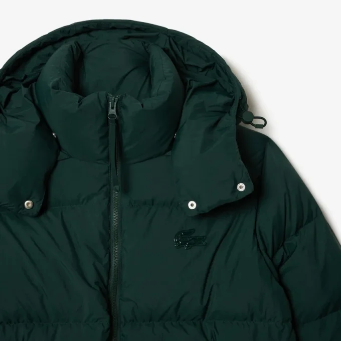 Chaqueta de plumón con capucha de corte holgado para mujer