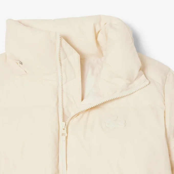 Chaqueta de plumón con capucha de corte holgado para mujer