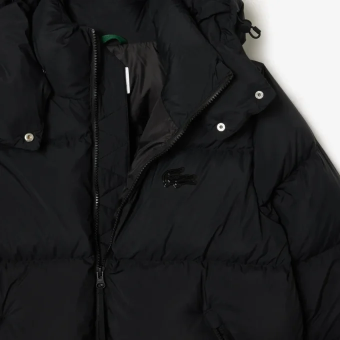Chaqueta de plumón con capucha de corte holgado para mujer