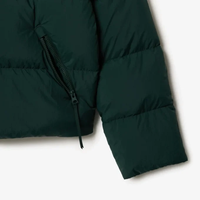 Chaqueta de plumón con capucha de corte holgado para mujer