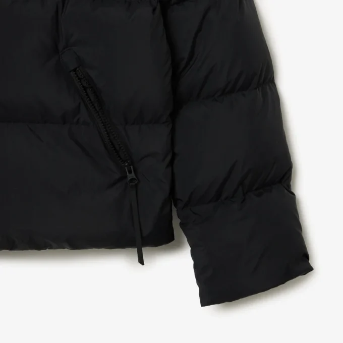 Chaqueta de plumón con capucha de corte holgado para mujer