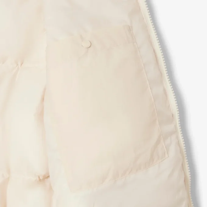 Chaqueta de plumón con capucha de corte holgado para mujer