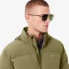 Chaqueta de plumón con capucha repelente al agua para hombre