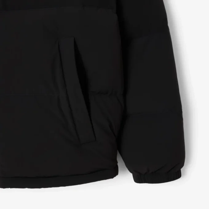 Chaqueta de plumón con capucha repelente al agua para hombre