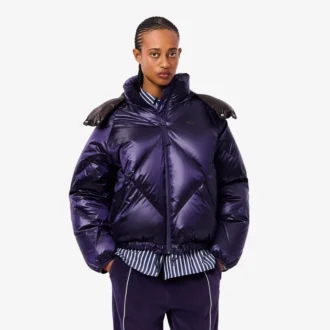 Chaqueta de plumón oversize repelente al agua para mujer