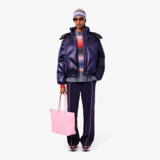 Chaqueta de plumón oversize repelente al agua para mujer