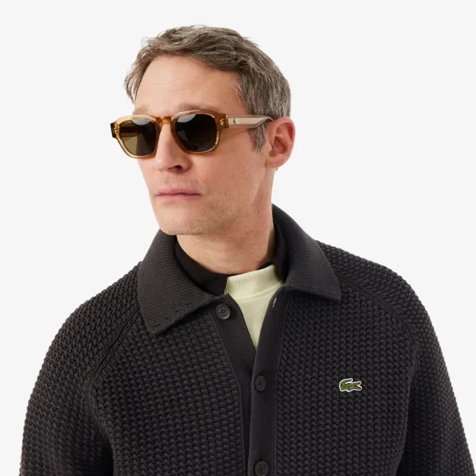 Chaqueta de punto grueso con textura