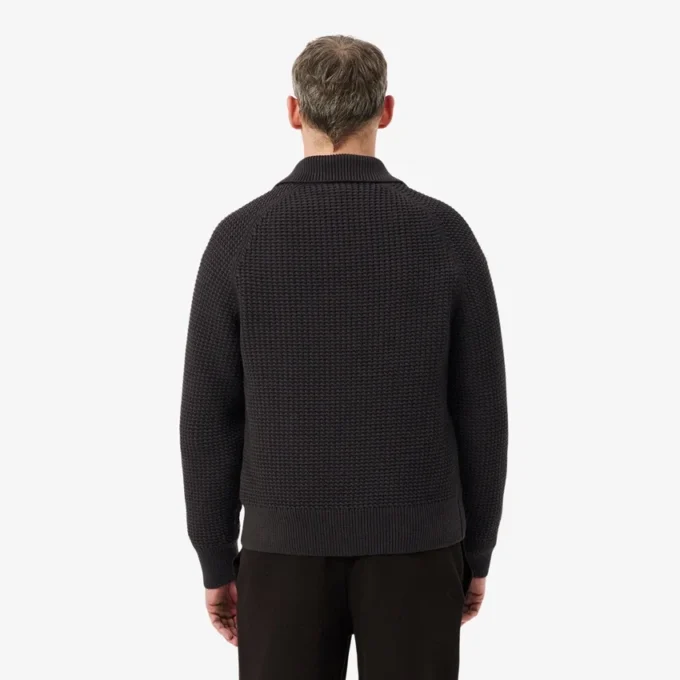 Chaqueta de punto grueso con textura