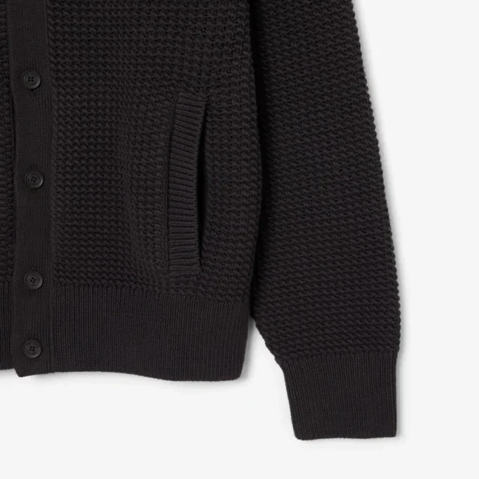 Chaqueta de punto grueso con textura