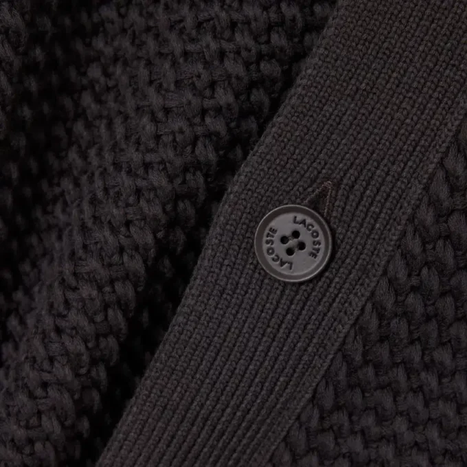 Chaqueta de punto grueso con textura