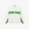 Chaqueta de sarga de algodón con cremallera y corte holgado