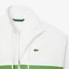 Chaqueta de sarga de algodón con cremallera y corte holgado