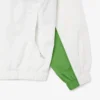 Chaqueta de sarga de algodón con cremallera y corte holgado