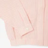 Chaqueta de seersucker a rayas