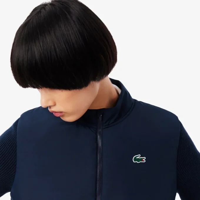 Chaqueta de tenis acolchada con protección UV para mujer