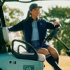 Chaqueta de tenis acolchada con protección UV para mujer