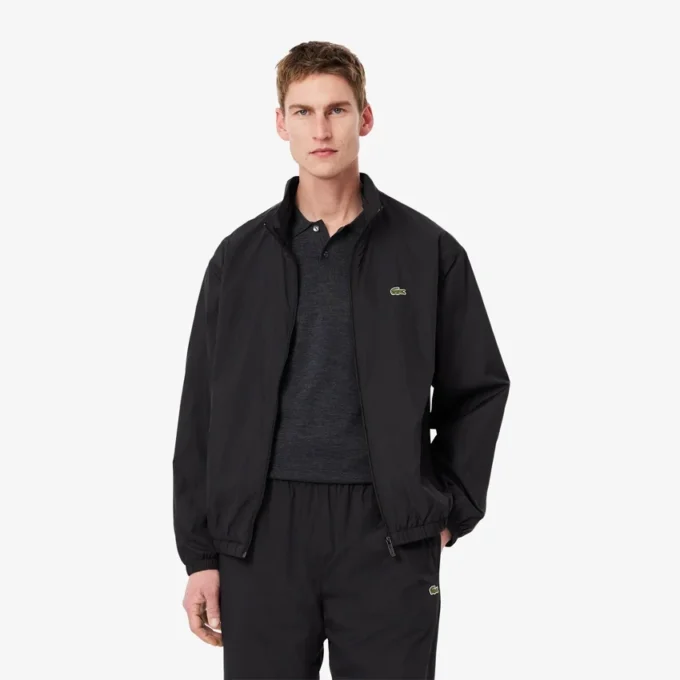 Chaqueta deportiva con capucha repelente al agua para hombre