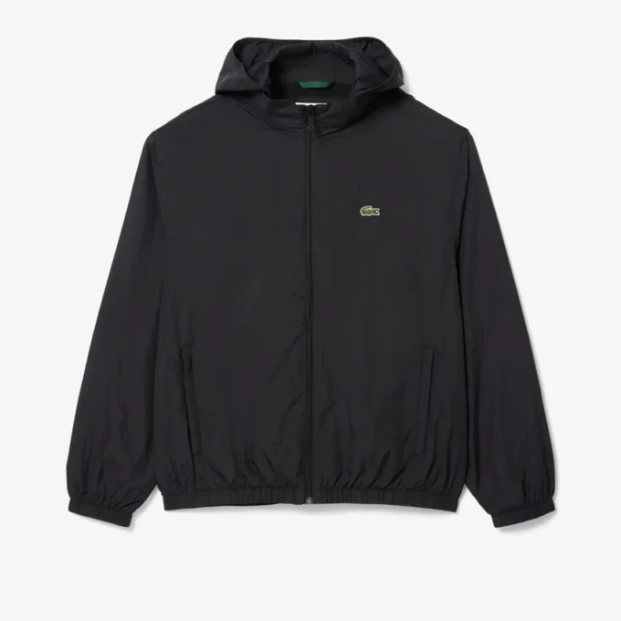 Chaqueta deportiva con capucha repelente al agua para hombre