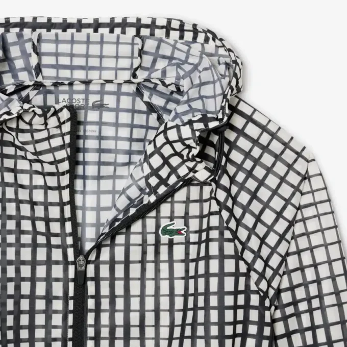 Chaqueta deportiva ligera con estampado de cocodrilo para hombre