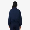Chaqueta elástica con doble cuello para mujer