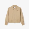 Chaqueta elástica de doble cuello para mujer