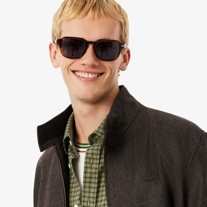 Chaqueta Harrington de lana para hombre