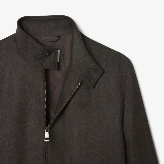 Chaqueta Harrington de lana para hombre