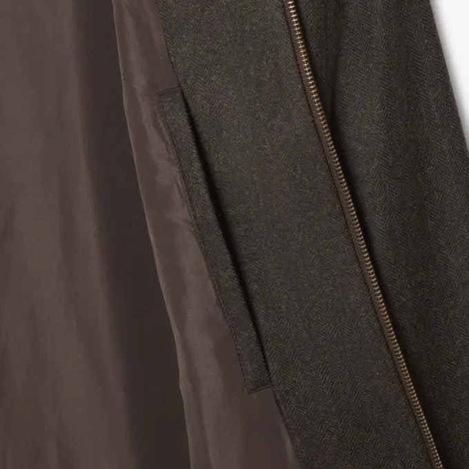 Chaqueta Harrington de lana para hombre
