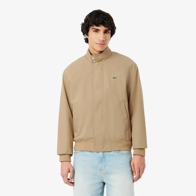 Chaqueta Harrington de sarga repelente al agua