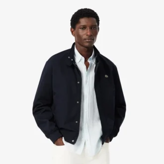 Chaqueta Harrington de sarga repelente al agua