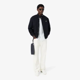 Chaqueta Harrington de sarga repelente al agua