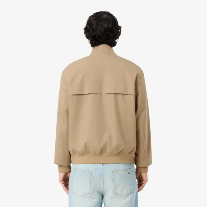 Chaqueta Harrington de sarga repelente al agua