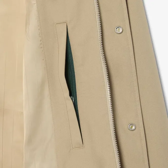 Chaqueta Harrington de sarga repelente al agua