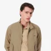 Chaqueta Harrington de sarga repelente al agua para hombre