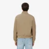 Chaqueta Harrington de sarga repelente al agua para hombre