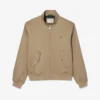 Chaqueta Harrington de sarga repelente al agua para hombre