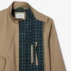 Chaqueta Harrington de sarga repelente al agua para hombre