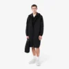 Chaqueta larga impermeable para hombre, plegable