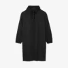 Chaqueta larga impermeable para hombre, plegable