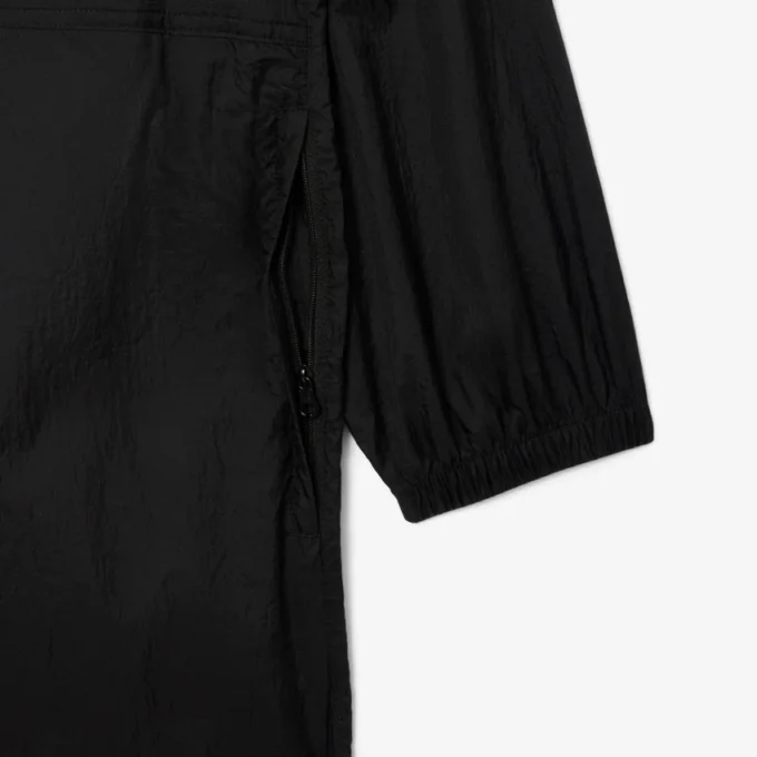 Chaqueta larga impermeable para hombre, plegable