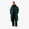 Chaqueta larga oversize de plumón para mujer