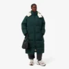 Chaqueta larga oversize de plumón para mujer