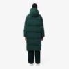 Chaqueta larga oversize de plumón para mujer