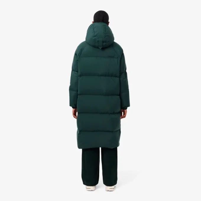 Chaqueta larga oversize de plumón para mujer