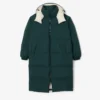 Chaqueta larga oversize de plumón para mujer