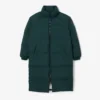 Chaqueta larga oversize de plumón para mujer