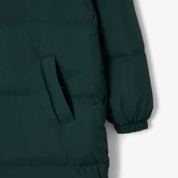 Chaqueta larga oversize de plumón para mujer