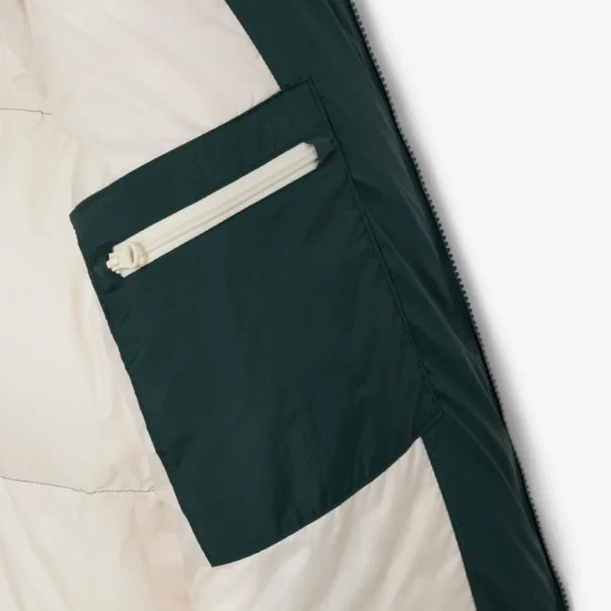 Chaqueta larga oversize de plumón para mujer