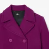 Chaqueta marinera de lana con efecto slub de la pasarela