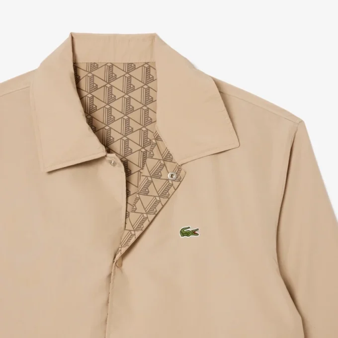 Chaqueta reversible con monograma para hombre